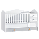 Βρεφική κούνια και παιδικό κρεβάτι 2 in1 BIRD HOUSE 70 x 170
