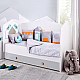 Βρεφική κούνια και παιδικό κρεβάτι 2 in1 BIRD HOUSE 70 x 170