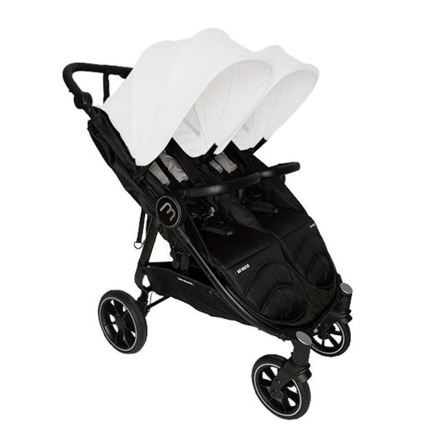 Бебешка количка за близнаци Easy Twin 4 черна
