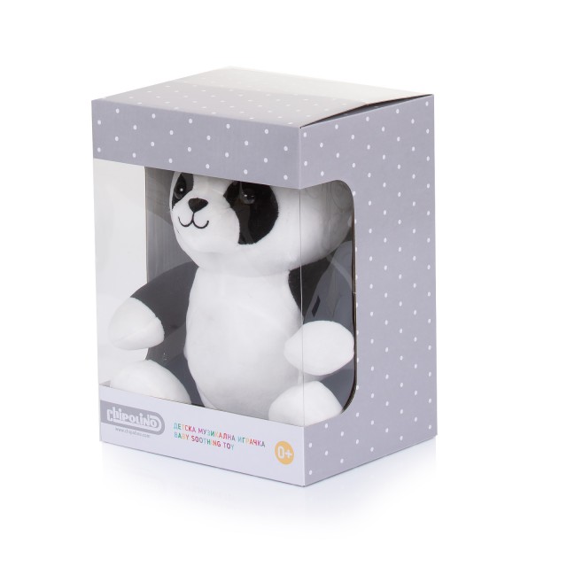 Λούτρινο παιχνίδι μουσικής Panda/φωτιστικό