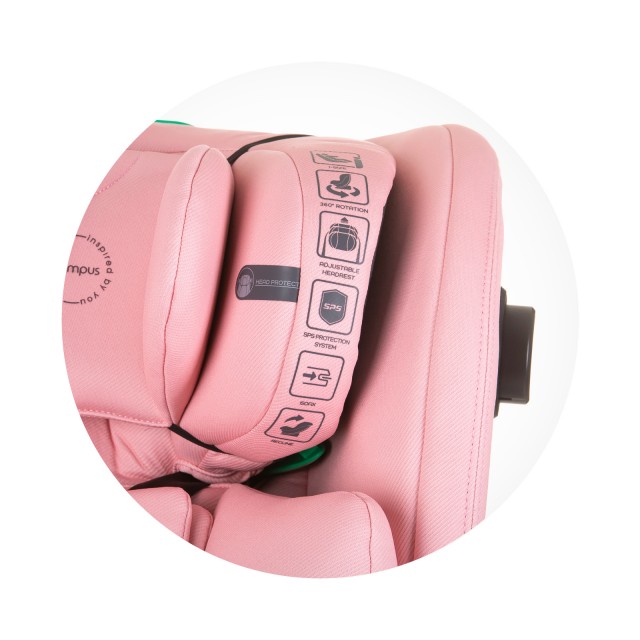 Столче за кола 360 I-size 40-150 ОЛИМПУС фламин
