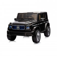 Ηλεκτροκίνητο τζιπ Mercedes EQG μαύρο EVA, δερμάτινο