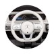 Акумулаторен джип Mercedes EQG черен EVA, кожена
