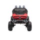 Акумулаторен джипMercedes UNIMOG червенEVA,кожена