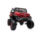 Акумулаторен джипMercedes UNIMOG червенEVA,кожена