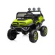 Акумулаторен джипMercedes UNIMOG зелен EVA,кожена