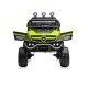 Акумулаторен джипMercedes UNIMOG зелен EVA,кожена
