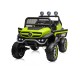 Акумулаторен джипMercedes UNIMOG зелен EVA,кожена