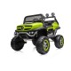 Акумулаторен джипMercedes UNIMOG зелен EVA,кожена