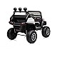 Акумулаторен джип Mercedes UNIMOG бял EVA, кожена