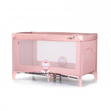 Φορητό παρκοκρέβατο "Capri" Kitty pink
