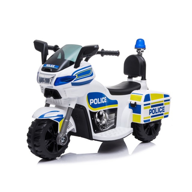 Ηλεκτρική μοτοσικλέτα Police λευκή