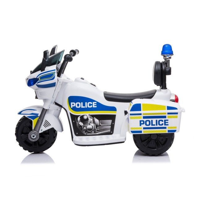 Ηλεκτρική μοτοσικλέτα Police λευκή