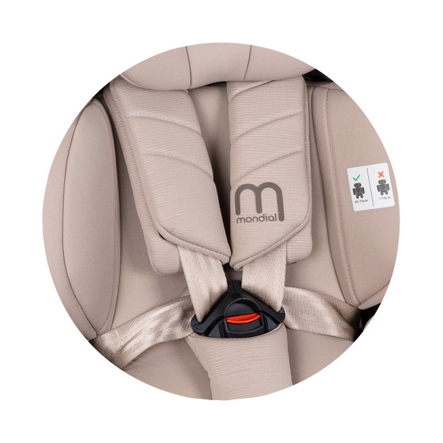 Κάθισμα αυτοκινήτου 40-150 cm MONDIAL latte