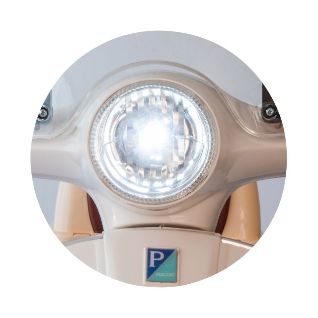 Ηλεκτρική μοτοσικλέτα Vespa GTS Super λευκή