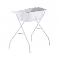 Βρεφικό μπάνιο με επίθεμα και βάση Vela 87cm γκρι