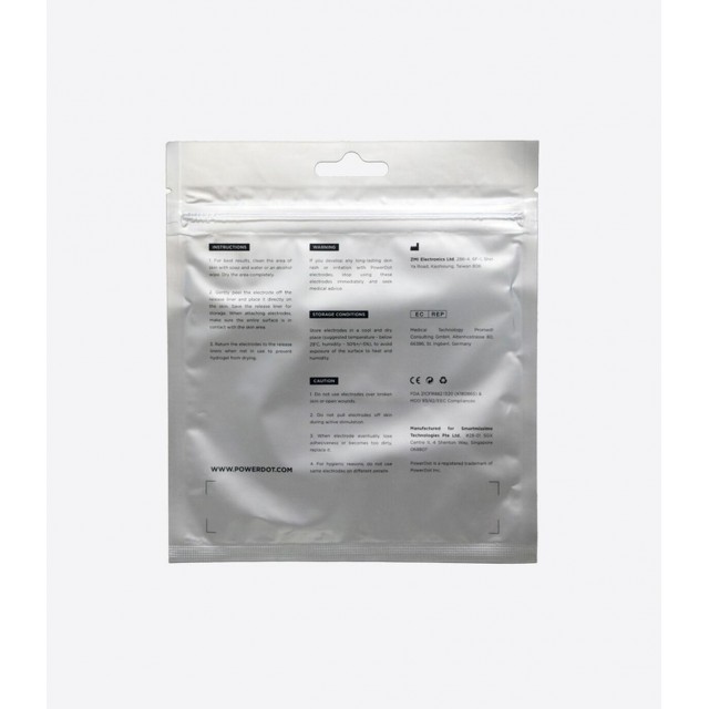 Ηλεκτρόδια αντικατάστασης για PowerDot 2.0 Electrode Pad