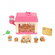 Little Live Pets Bunny σπίτι και βρεφικές εκπλήξεις Mama Surprise Minis