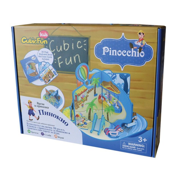 CubicFun 3D παζλ-παραμύθι στα βουλγαρικά PINOCCHIO