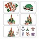 3D Puzzle Καθεδρικός Ναός του Αγίου Βασιλείου (Ρωσία) 224 ώρες. LED εσωτερικά