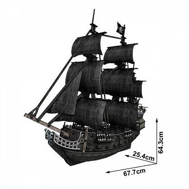3D Puzzle Queen Anne's Ship 1:95 308h.