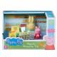 PEPPA PIG - Κουζίνα/Σούπερ Μάρκετ με 2 φιγούρες
