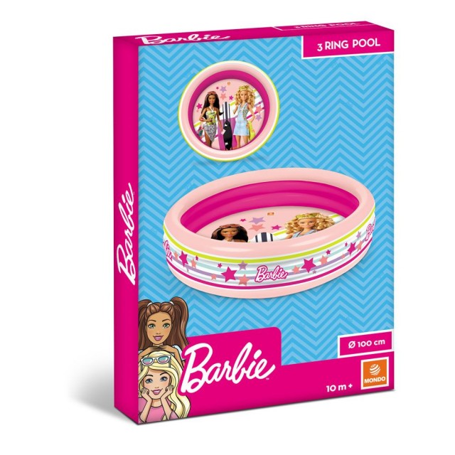 MONDO BARBIE Φουσκωτή πισίνα 100 cm.
