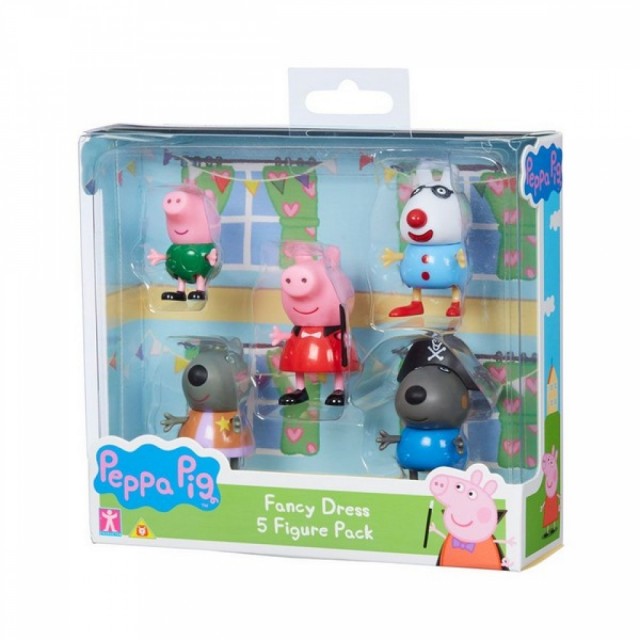 PEPPA PIG - Φιγούρες 5 τεμ. Πέπα και φίλοι