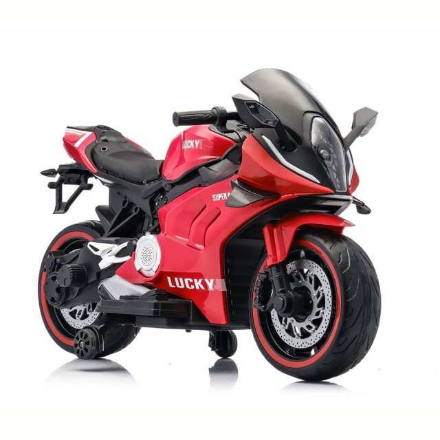OCIE Μοτοσικλέτα με μπαταρία 12V LUCKY Κόκκινη