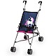 BAYER BUGGY καρότσι κούκλας μπλε με μονόκερο 27x51x55cm.