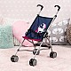BAYER BUGGY καρότσι κούκλας μπλε με μονόκερο 27x51x55cm.