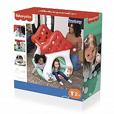 BESTWAY FISHER PRICE Φουσκωτό σπιτάκι με σφουγγάρια 107x91x110