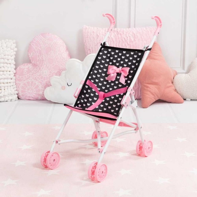 BAYER Καρότσι κούκλας BUGGY μαύρο