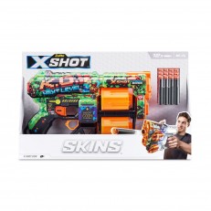 X Shot SKINS μπλάστερ με τύμπανο και 12 μαλακά βελάκια Dread