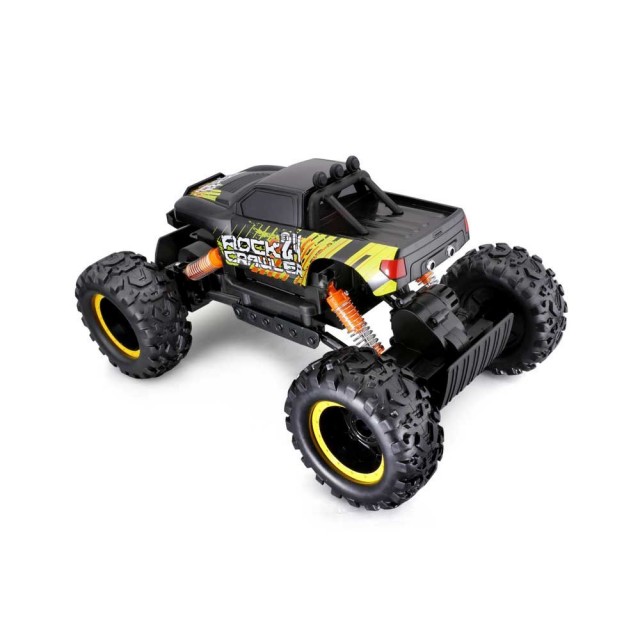 Τηλεκατευθυνόμενο Αυτοκίνητο MAISTO TECH Jeep Rock Crawler Μαύρο