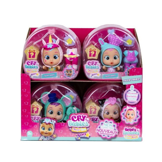 Μίνι κούκλα IMC με δάκρυα CRYBABIES MAGIC TEARS Baby talent W2