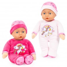 Κούκλα Bayer μαλακό σώμα 30 cm. Το πρώτο μου μωρό Unicorn Onesie