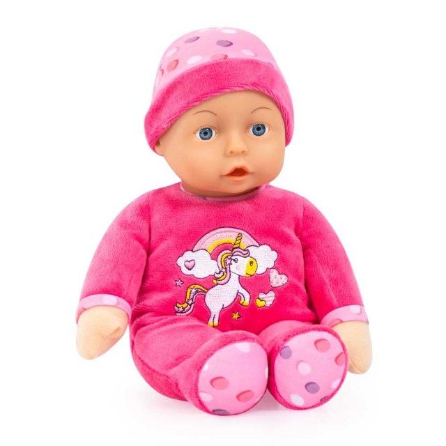 Κούκλα Bayer μαλακό σώμα 30 cm. Το πρώτο μου μωρό Unicorn Onesie