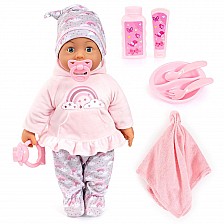 Κούκλα Bayer Baby Annabella 46 εκ. Μιλάει Βουλγαρικά