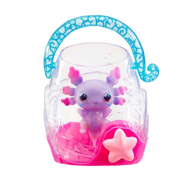 ANIMAGIC Aquatic Friend Axolotl with Bubble Reef Aquarium