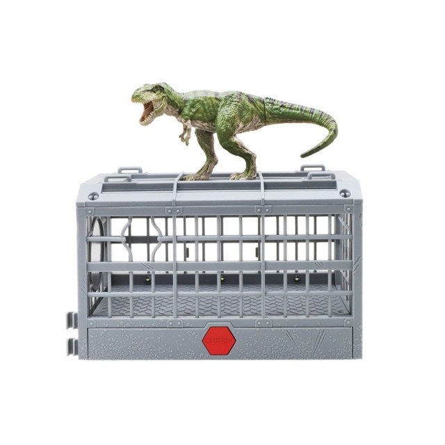 JURASSIC WORLD Δεινόσαυρος T Rex σε κλουβί