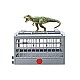 JURASSIC WORLD Δεινόσαυρος T Rex σε κλουβί