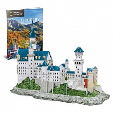 CubicFun Παζλ 3D National Geographic Γερμανία Κάστρο Neuschwanstein 121 τεμ.