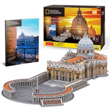 CubicFun Παζλ 3D National Geographic Βατικανό Βασιλική Αγίου Πέτρου 101 τεμ.