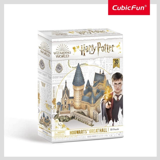 CubicFun Puzzle Χάρι Πότερ Η Μεγάλη Αίθουσα του Χόγκουαρτς 185 κομμάτια