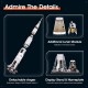 CubicFun Puzzle 3D NASA Rocket Apollo Saturn V 136h.