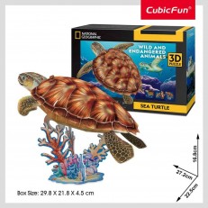 CubicFun Παζλ 3D National Geographic Θαλάσσια χελώνα 31 τεμ.