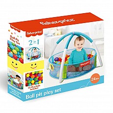 Σετ 2 σε 1 Fisher-Price® με 25 μπάλες