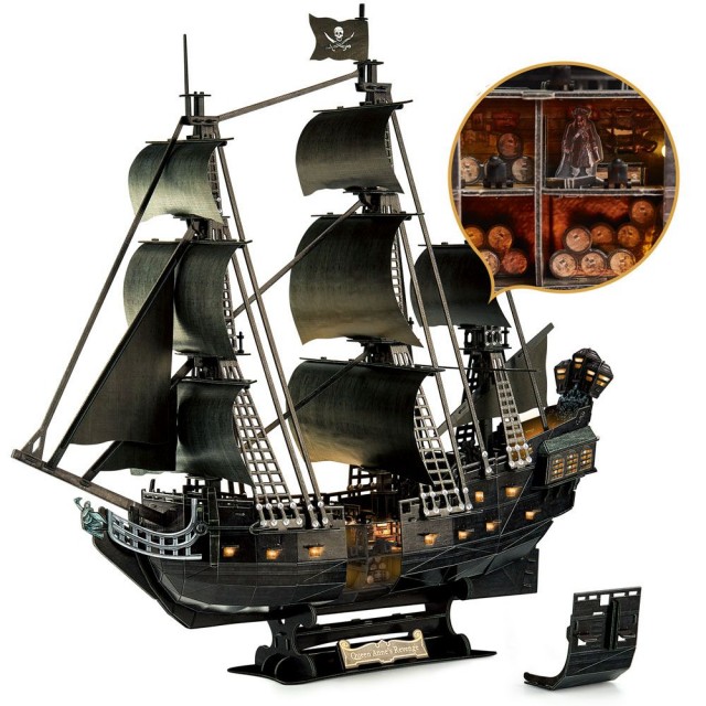 CubicFun Puzzle 3D Queen Anne's Revenge 293h. με φώτα LED