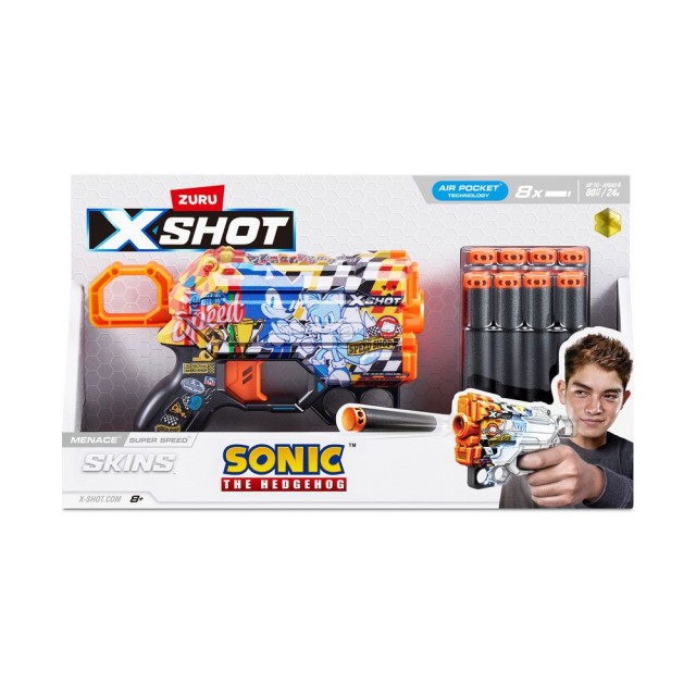 X Shot Sonic Blaster MENACE 8 βέλη